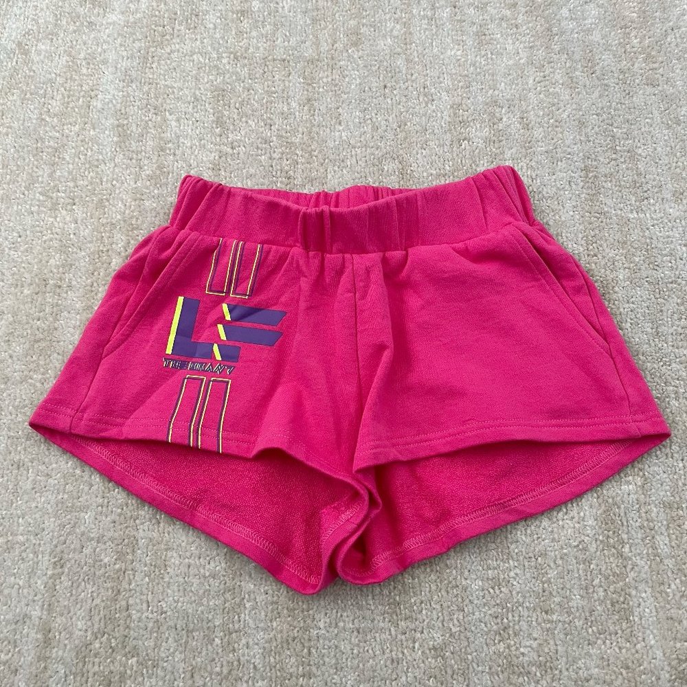 LF Pink Cotton Pull On Sweatshorts Shorts S Pink